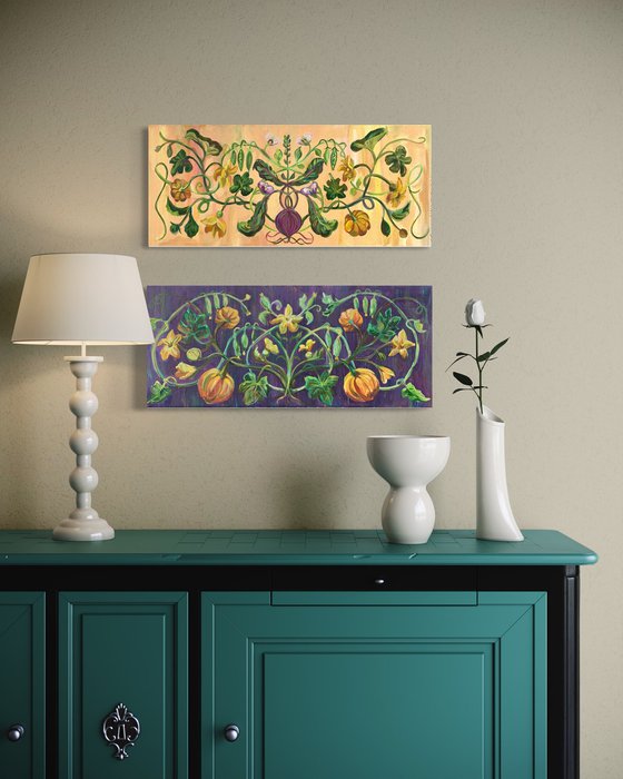 The grace of the interweaving. DIPTYCH