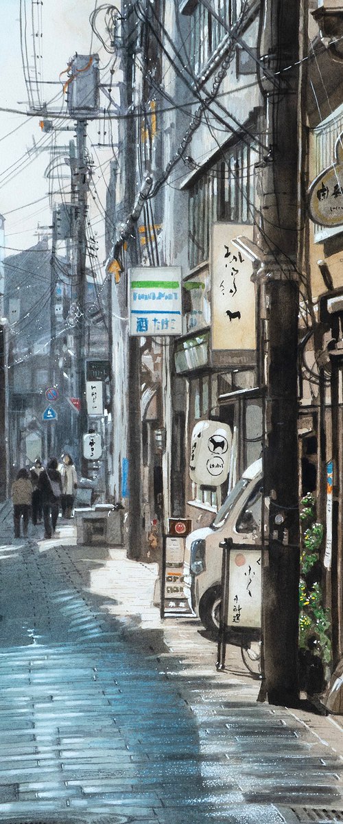 Backstreet Sunlight in Kawaramachi, Kyoto by Masato Watanabe