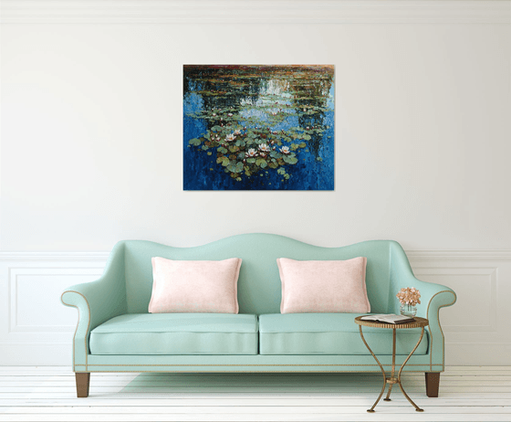 White Water Lilies Pond