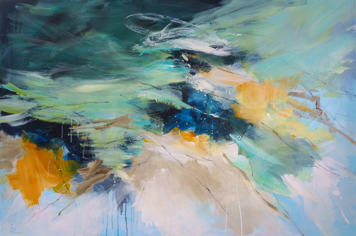  Sky Drift By Ira Ivanova, 59 X 39, Artwork For Sale On Artfinder