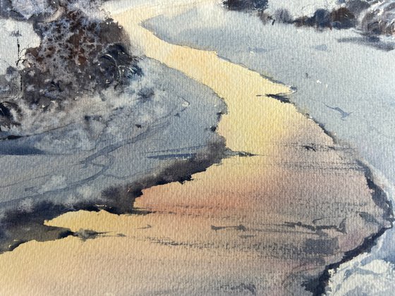 Frozen river #3