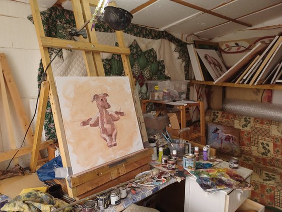 Frog Legs (Whippet)!