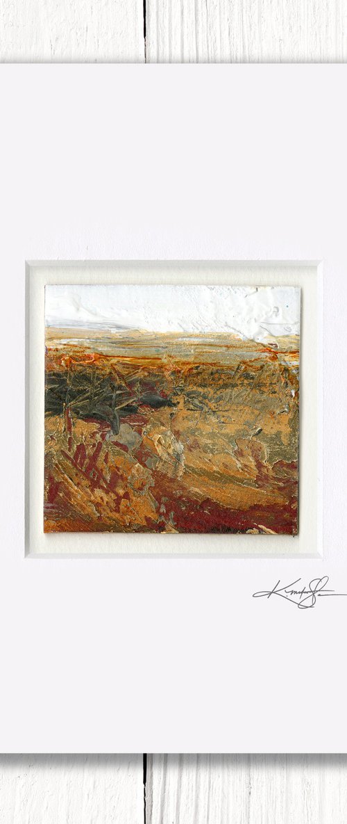 Mystical Land 323 - Textural Landscape Painting by Kathy Morton Stanion by Kathy Morton Stanion
