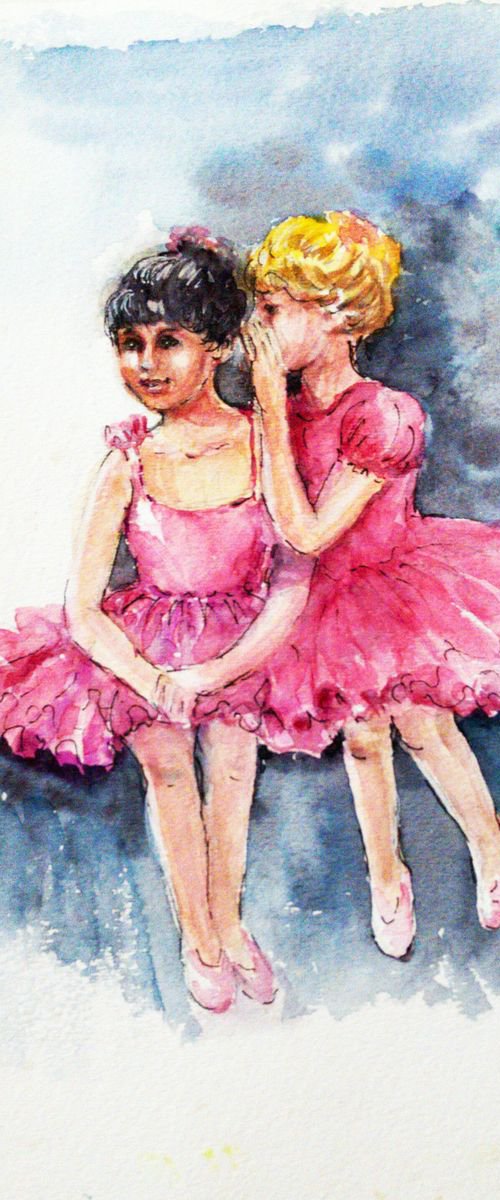 Ballerinas' Childhood Joys 4 by Asha Shenoy