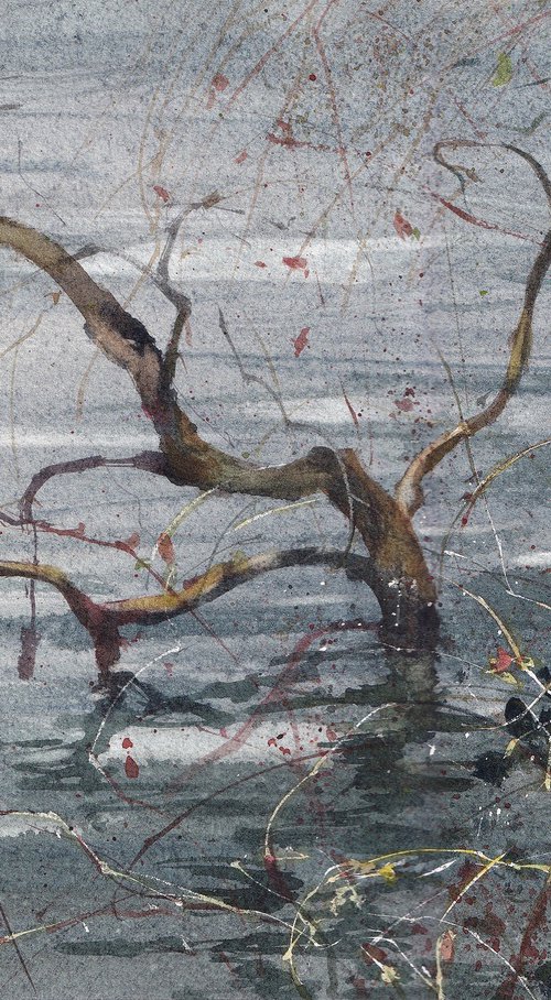 Silver Light on Latumer See by Yurii Prysiazhnyi