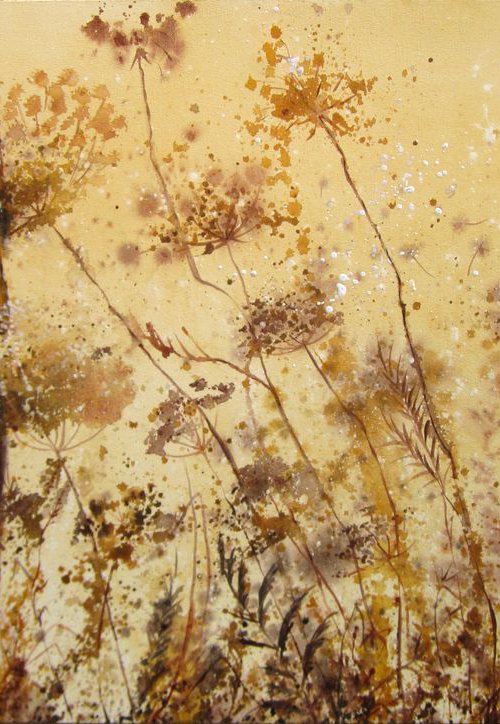 Field with flowers by Aleksandr Neliubin