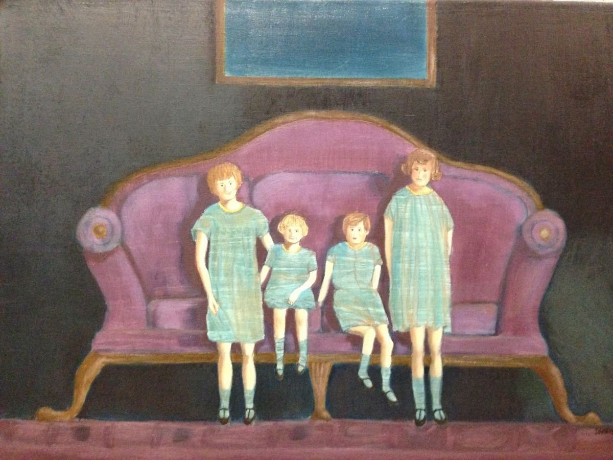 FOUR SISTERS IN BLACK FRAME (NOT SHOWN) by Leslie Dannenberg