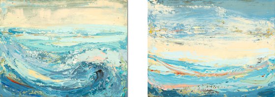 Diptych (emotional seascapes)