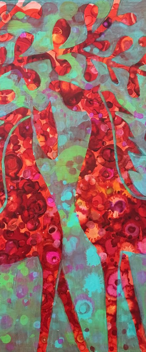 Them dapples. Horses abstract. by Anya Getter