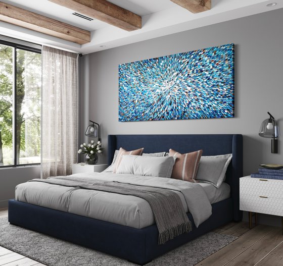 'Azure stellae' - 72x36"