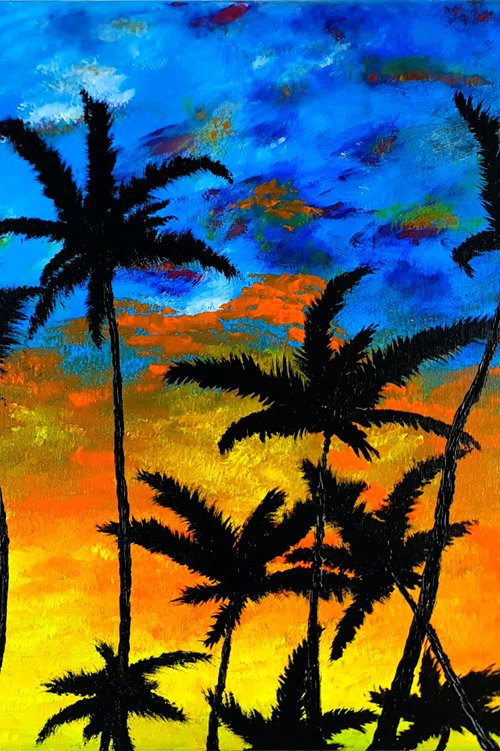 Palm trees 1 by Daniel Urbaník