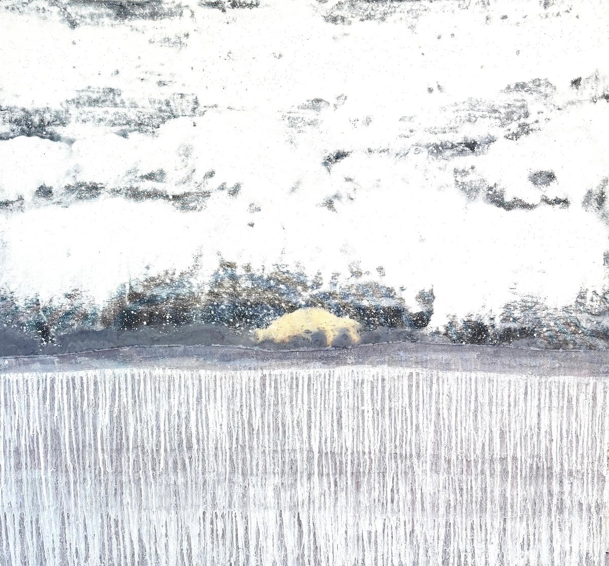 Organic Abstract Acrylic Painting By Andrew Lennon, 48 X 42, Koh Chang Island, Original Artwork