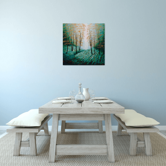 Edge of Stillness Forest Light