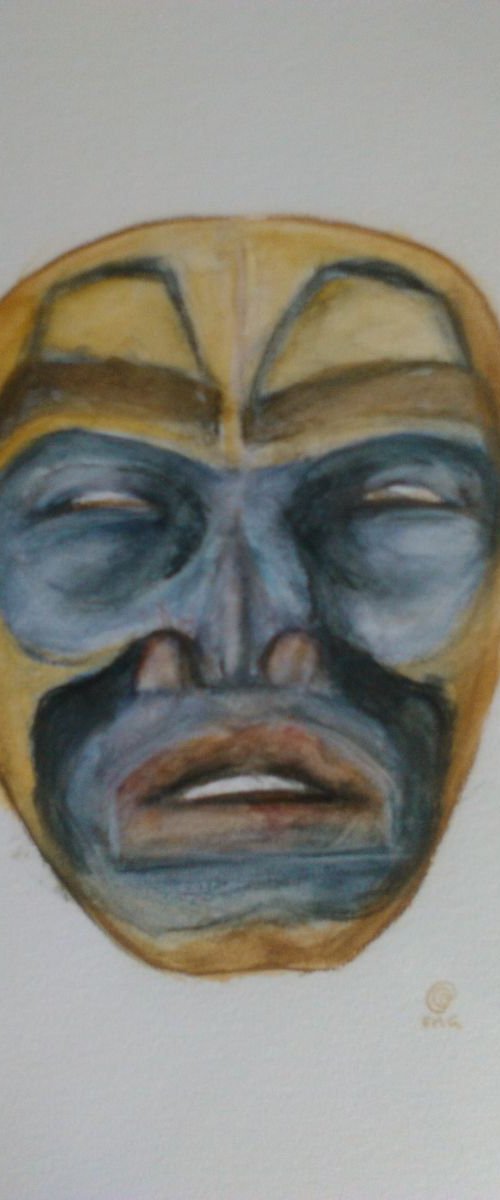 Tlingit face mask by Peter Gaskin