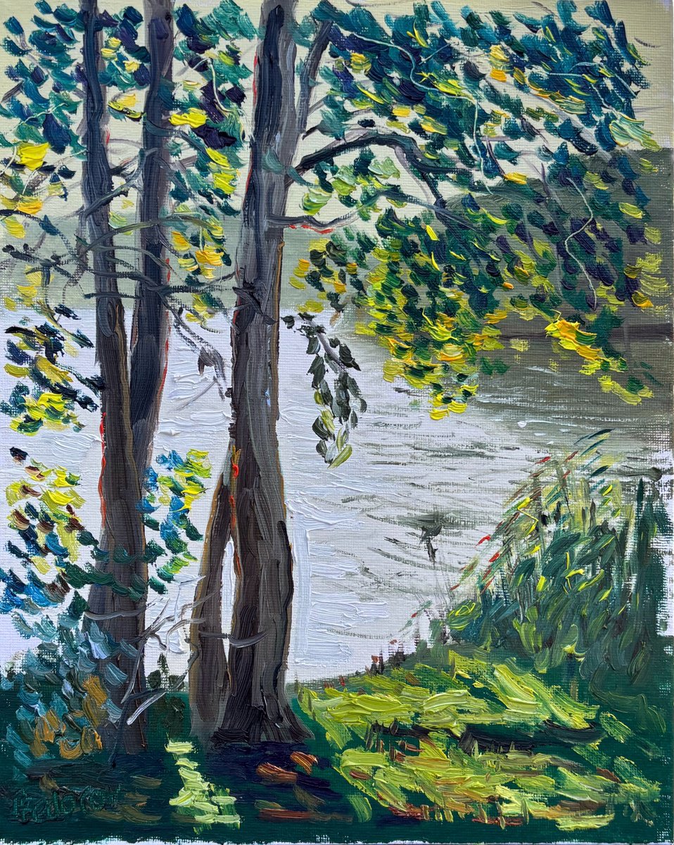 Reflections On The Lake By Dmitry Fedorov, 9 X 12, Artwork For Sale On Artfinder