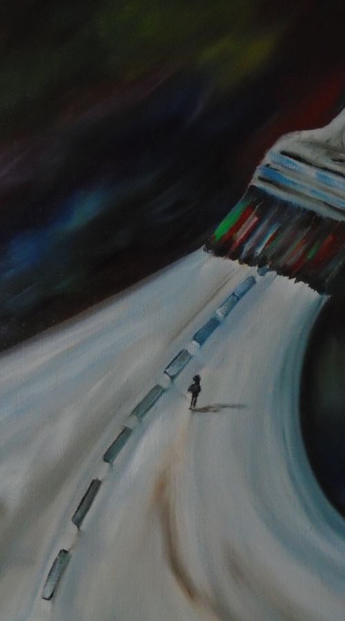 The road opens while walking by Timea  Valsami