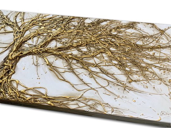 Gold Fantasy Tree II 101 x 41 cm