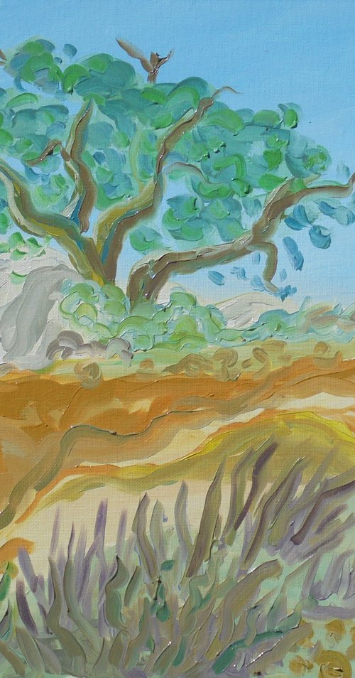 Bahia las Rocas Landscape Andalucia by Kirsty Wain