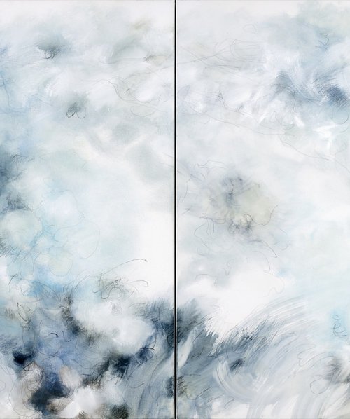 Songs of the soul - Diptych by Gina Parr