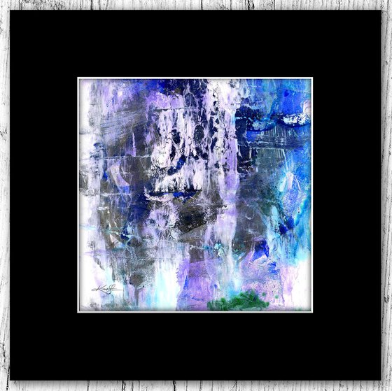 Abstract Dreams 20 - Mixed Media Abstract Painting in mat by Kathy Morton Stanion