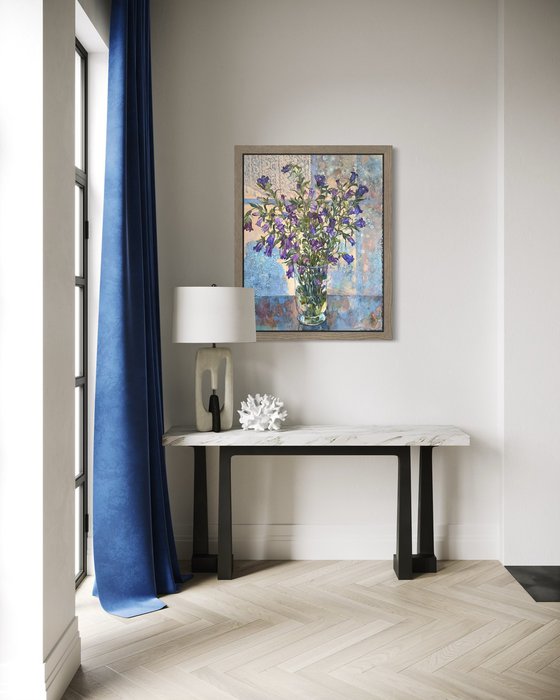 Bouquet of bellflowers