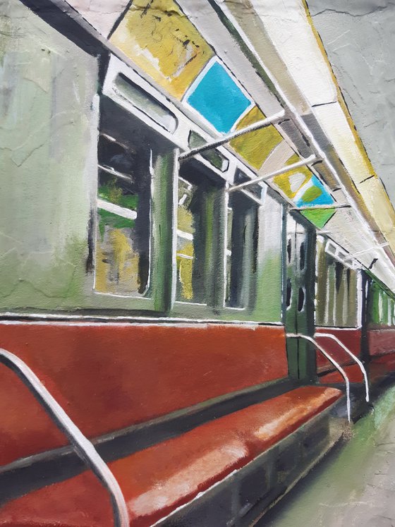 Retro Subway Car, New York City