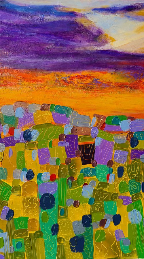 Sunset garden by Stacy Neasham