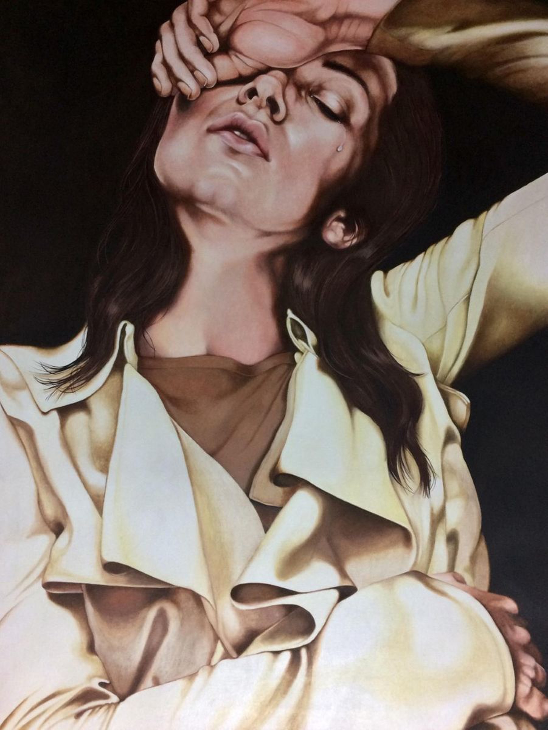 Sad Girl Oil Painting By Cristina Canamero Artfinder