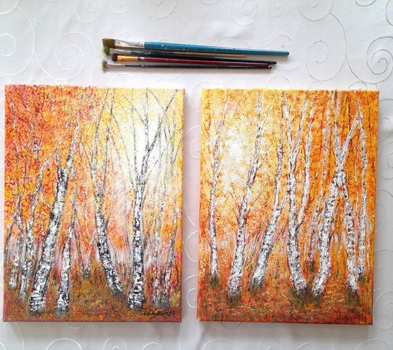 Birch forest