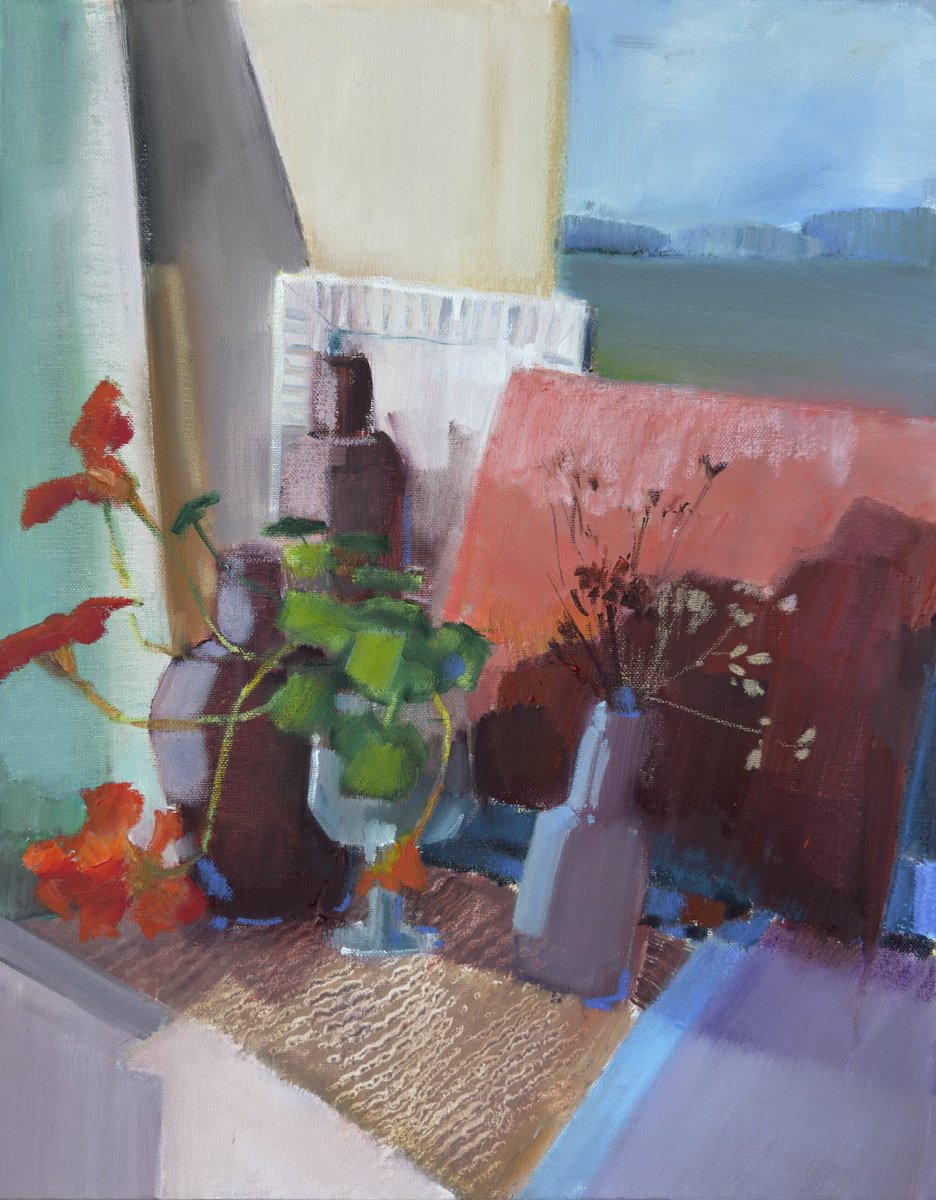 Oil Painting , Quiet Morning Still Life By Olha Laptieva, 16 X 20, Artwork For Sale On Artfinder