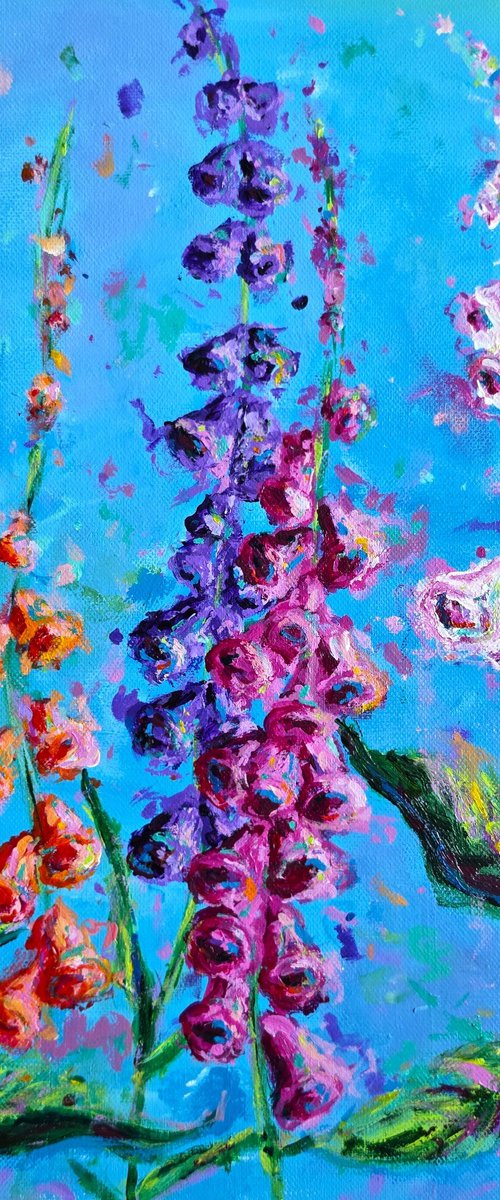 Foxgloves by Dawn Underwood