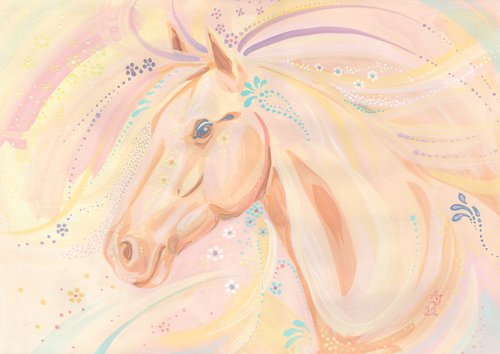 Fairy-tale horse by Jolanta Czarnecka