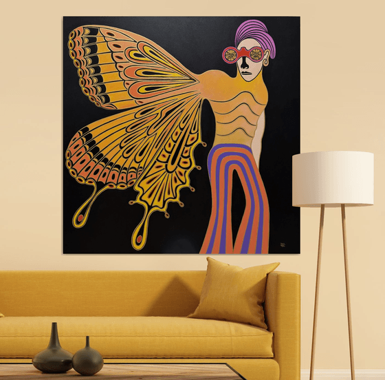 The monarch wing