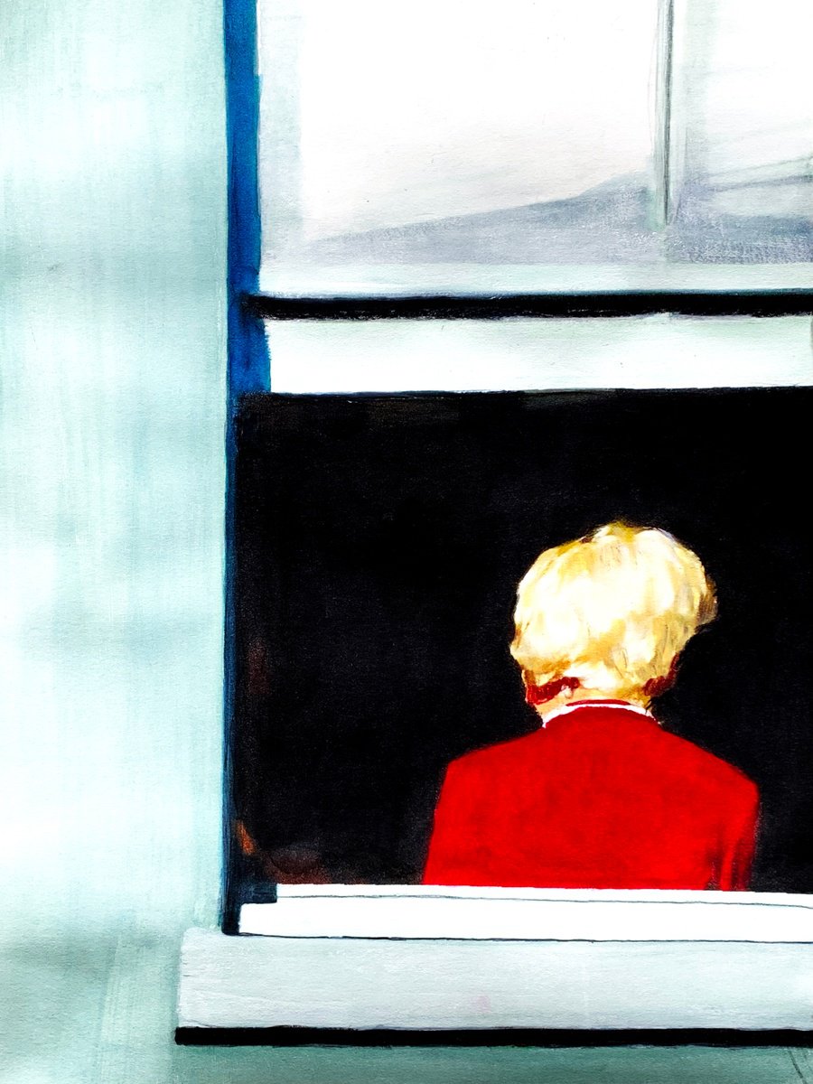 Blonde in Red by Sinia Alujevi?