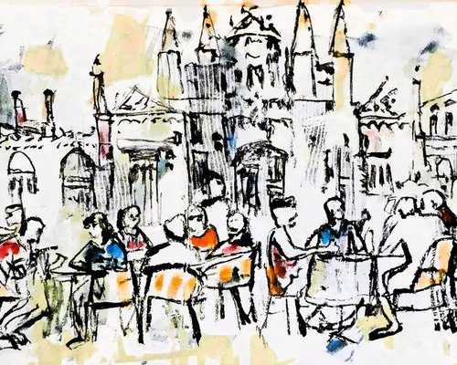 On Holidays : An Semi-Abstract by Irene Wilkes