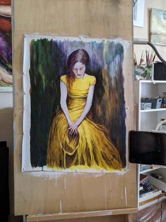 Girl in a Yellow Dress