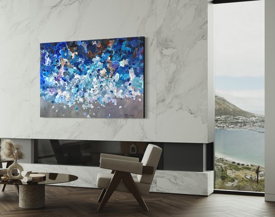 'Oceanum irides II' - 72x48"