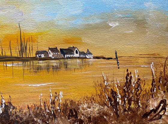 Muddeford Quay on a Panoramic Canvas