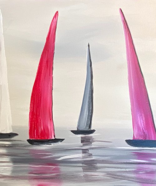 Regattas In A Row by Aisha Haider