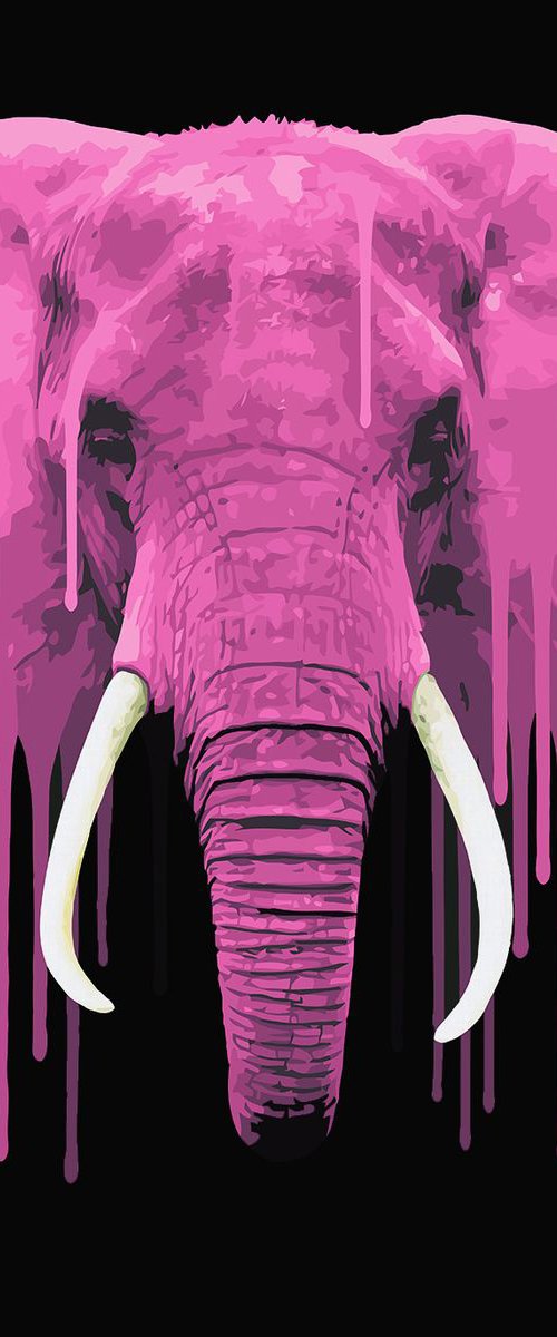 Pink Elephant by Carl Moore