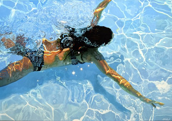 Azure - Underwater Painting