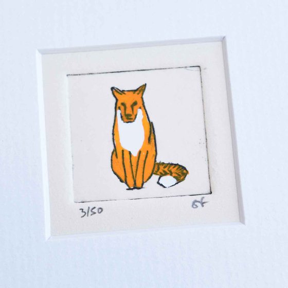 Mini framed fox