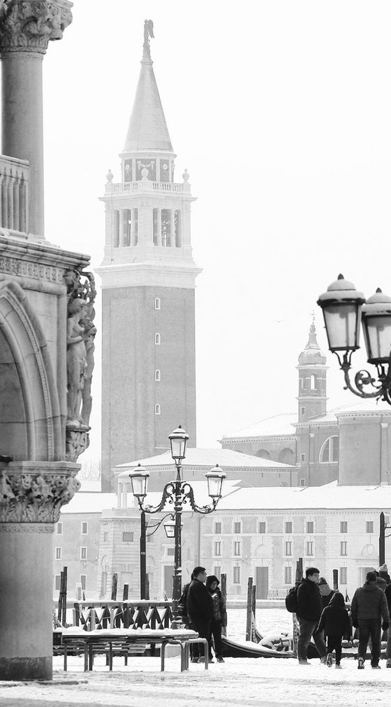 Venezia sotto la neve