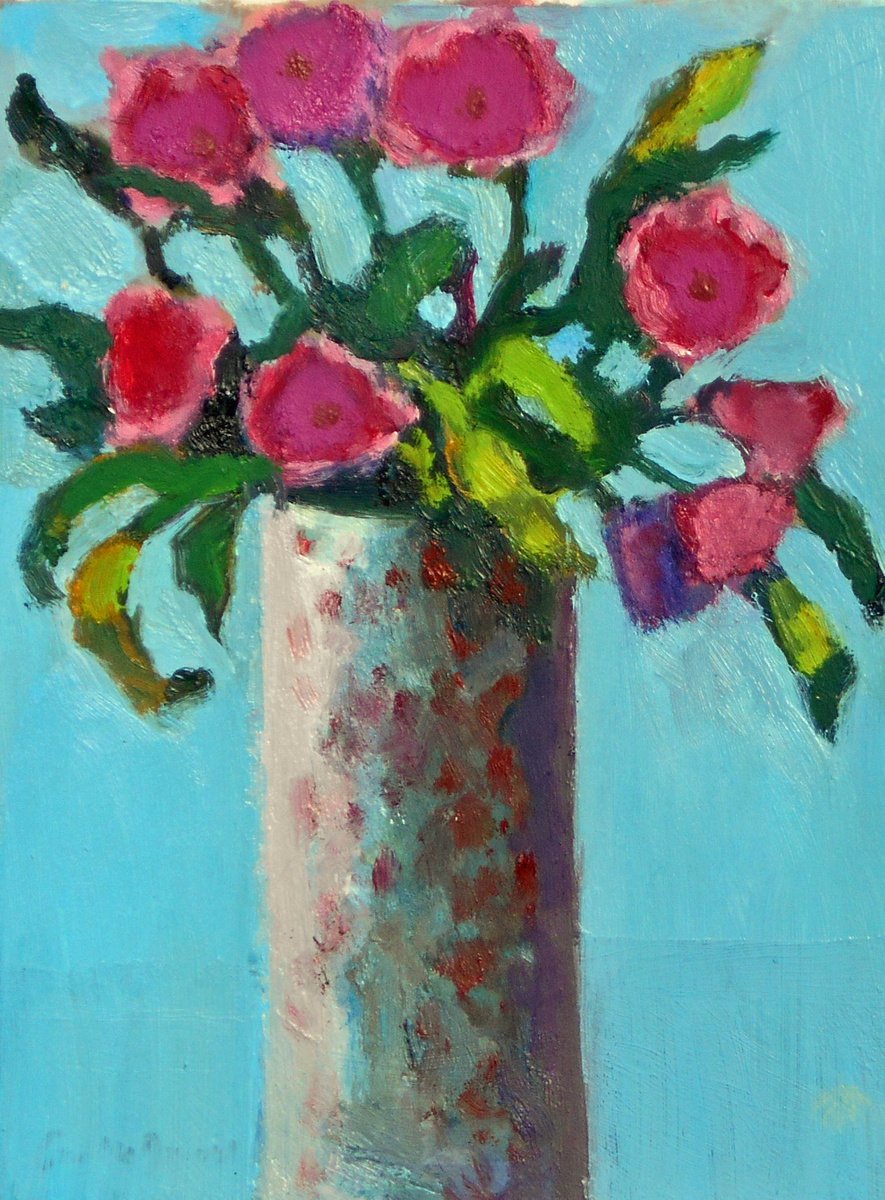 Flowered Vase by Ann Cameron McDonald