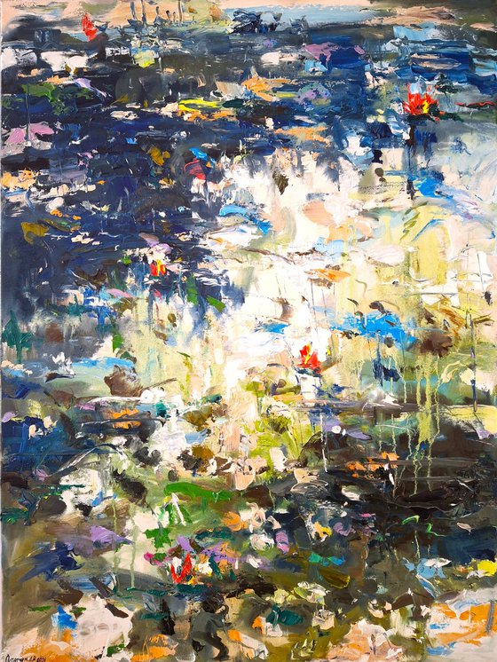 Water Lilies Breathing Light