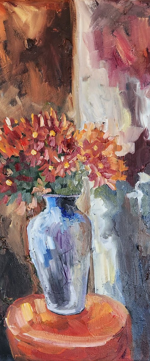 "Bouquet of Orange" - Still Life - Floral by Katrina Case