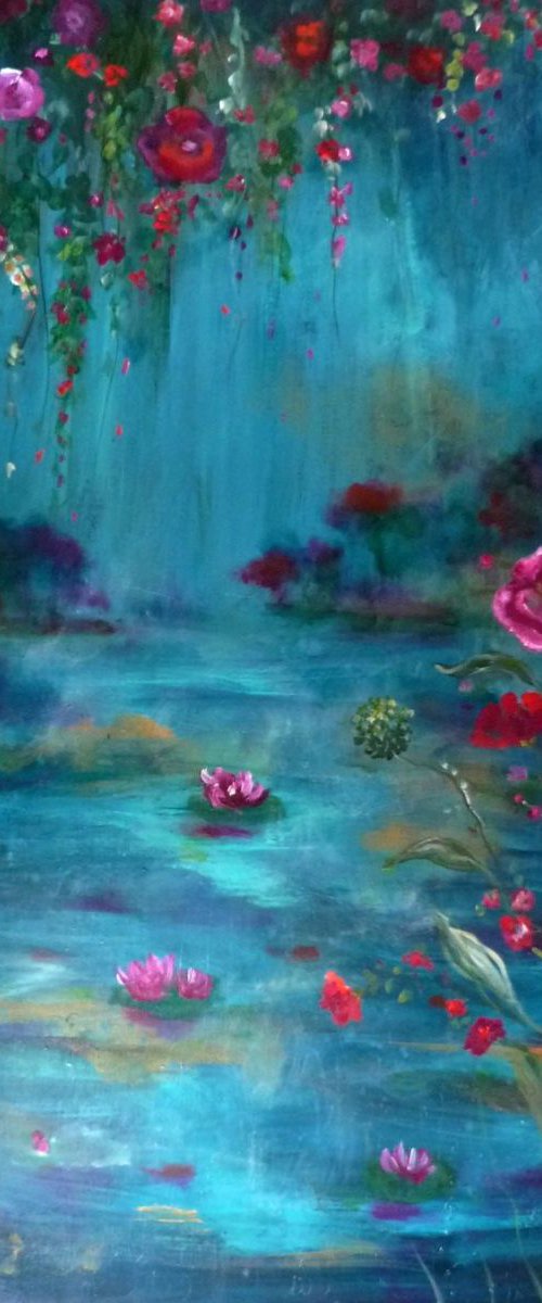 Blue river -Fleuve bleu by Loetitia Pillault