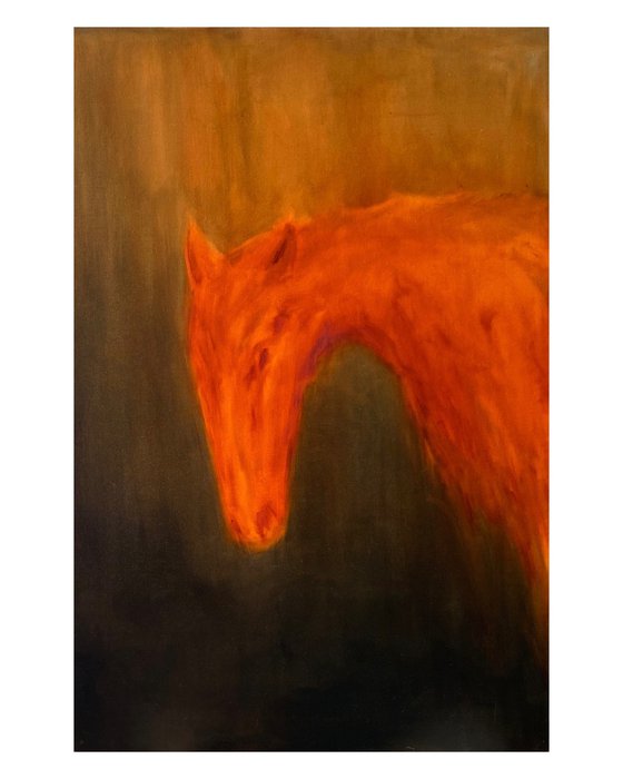 Red horse