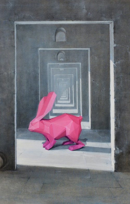 Rabbit in the Maze by Oleg Kateryniuk