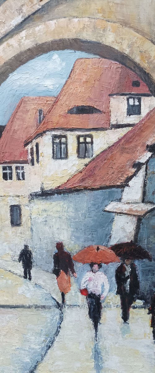 Sibiu street by Maria Karalyos